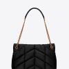 Y Puffer Medium Chain Bag in Quilted Lambskin