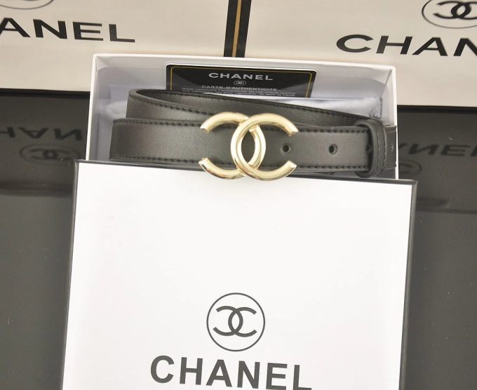 Classic Double C Leather Belt - Image 2