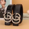 2 Styles Luxurious Double G Rhinestone Belt