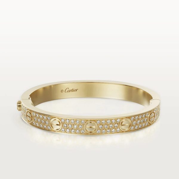 car The London Love Bracelet With Diamond Big Model-6mm Width