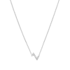 Louis Volt Upside Down White Gold and Diamond Pendant