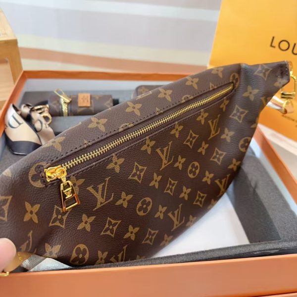 Vintage High Quality 30X8X16Cm Real Leather Belt Bag With Cardholder Bb-921134