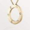 car The London Love Necklace With 3 Diamonds