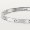 car The London Love Bracelet With 8 Diamonds Small Model-4mm Width