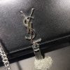 Y Black Kate Medium Leather Shoulder Bag