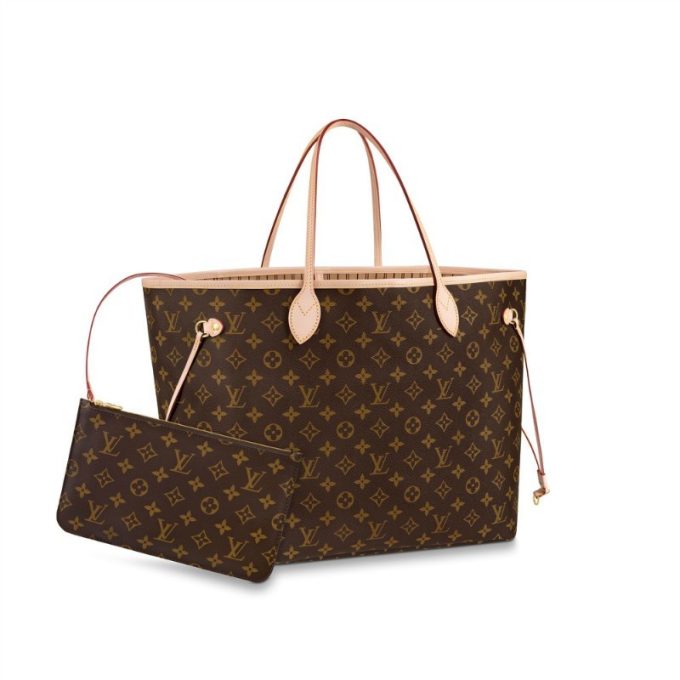 L-bag Monogram Canvas Neverfull GM M40990 Beige - Image 2