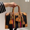 GC451 Bauletto Medium Top Handle Bag / 13.4"W x 9.4"H x 7.1"D