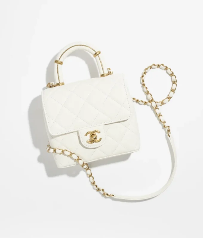 MINI FLAP BAG WITH TOP HANDLE