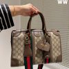 GC451 Bauletto Medium Top Handle Bag / 13.4"W x 9.4"H x 7.1"D