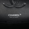 CC Medium Classic Double Flap Bag SO Black Crumpled Calfskin Black Hardware