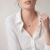 car Love Necklace 3 Circles Necklace-6 Diamonds