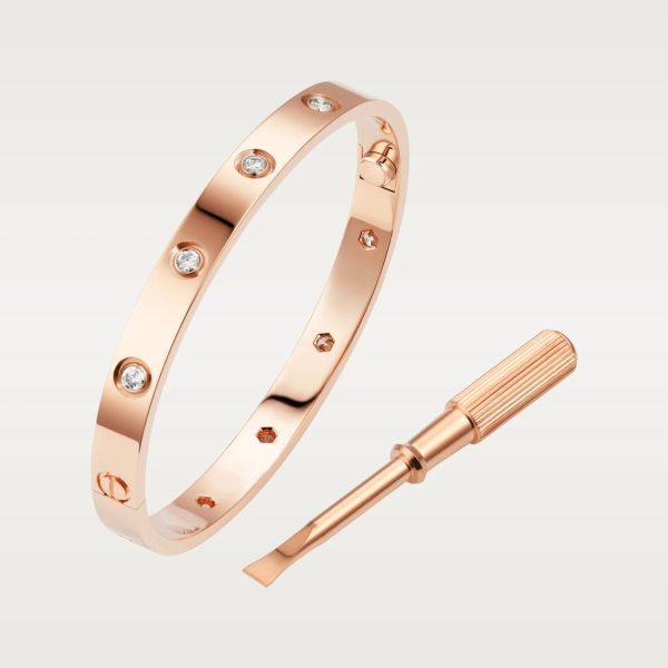 car The London Love Bracelet With Diamond Big Model-6mm Width