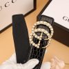 2 styles of  double G pearl belt
