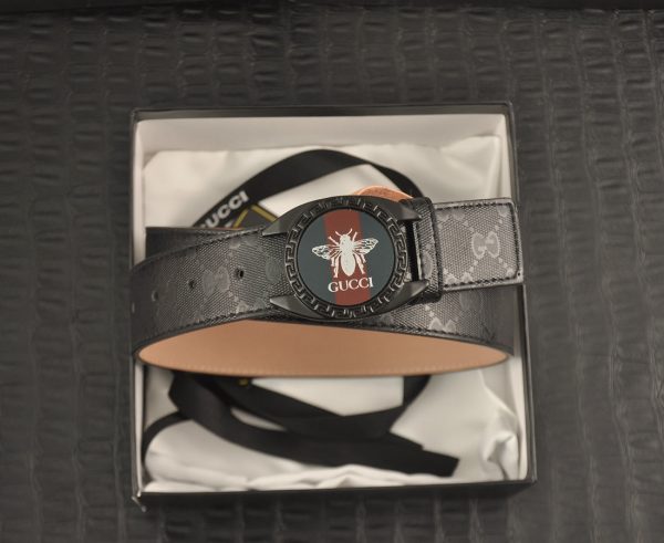 2 Colors  printed letter leather belt
