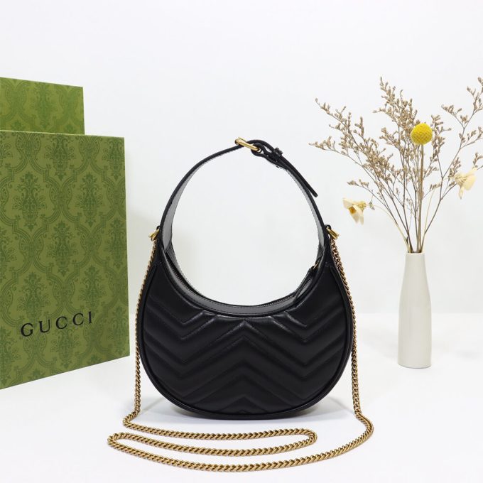 GG Marmont half-moon-shaped mini bag - Image 3
