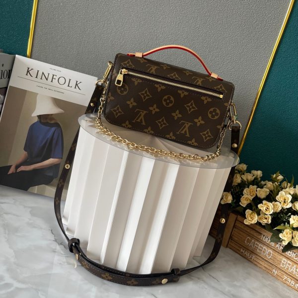 2 Color M46279 Handbag 21.5X6X13.5Cm