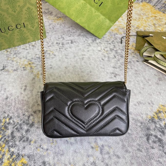 GG Marmont matelasse leather super mini bag - Image 3