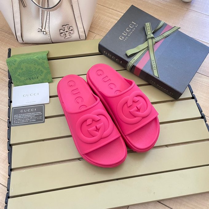 Fashion Colorful Platform Slippers - Image 4