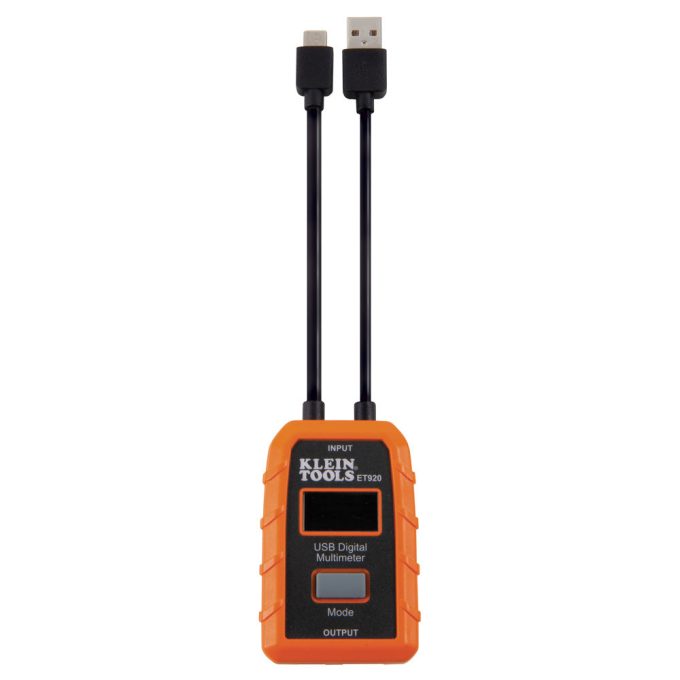 Klein Tools ET920 USB Digital Meter, USB-A and USB-C - Image 5