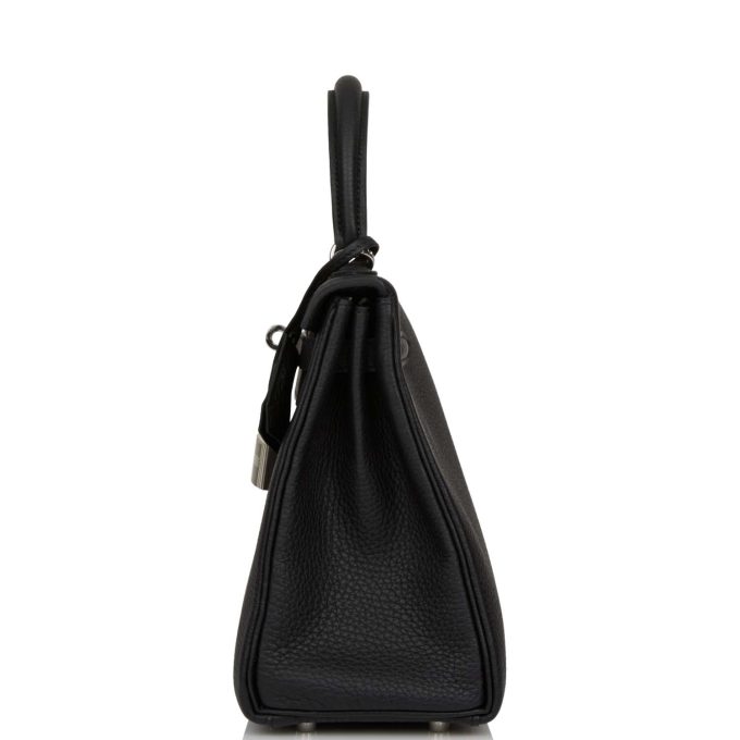 H Kelly Retourne 25 Black Togo Palladium Hardware - Image 4