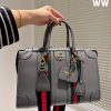 GC451 Bauletto Medium Top Handle Bag / 13.4"W x 9.4"H x 7.1"D