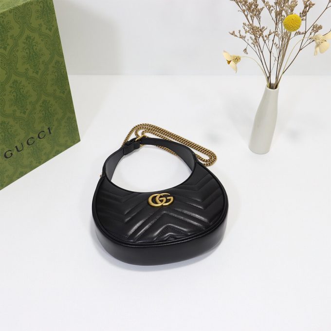 GG Marmont half-moon-shaped mini bag - Image 4
