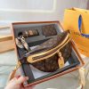 Vintage High Quality 30X8X16Cm Real Leather Belt Bag With Cardholder Bb-921134