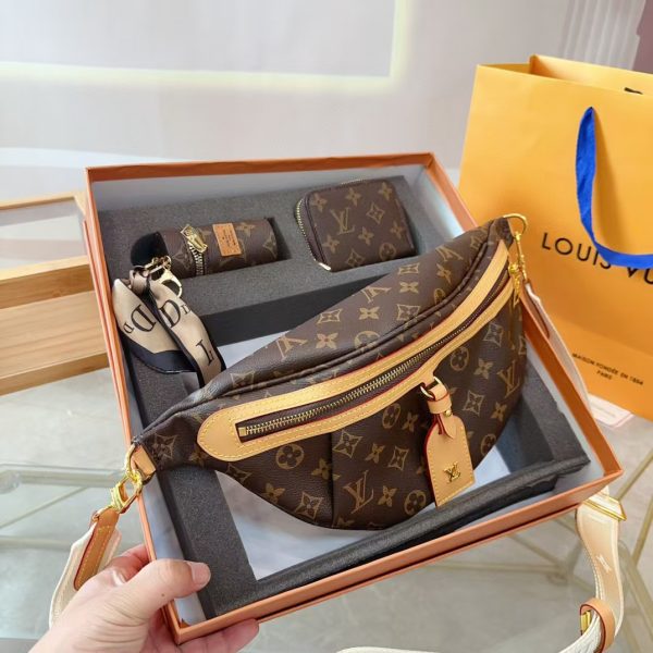 Vintage High Quality 30X8X16Cm Real Leather Belt Bag With Cardholder Bb-921134