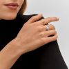 Idylle Blossom tri-tone gold and diamond ring