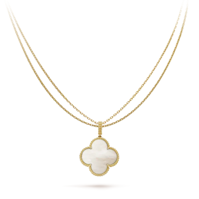 Magic Alhambra Long Necklace, Single Pendant - Image 2