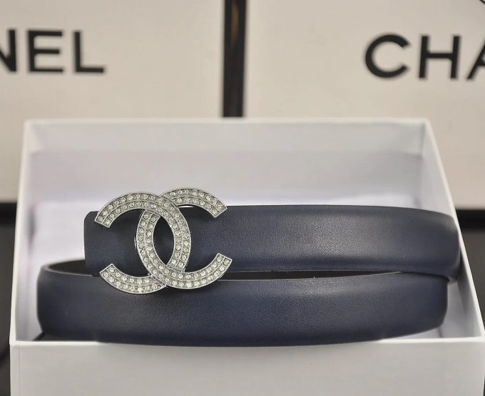 6 color  double C pearl rhinestone belt - Image 5