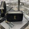 Y Lou Camera Bag Black With Gold Hardware