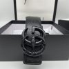GG  Printed Letter Leather Belt