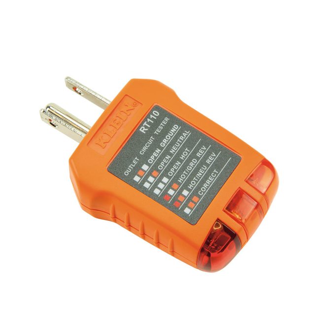 Klein Tools RT110 Receptacle Tester for North American AC Electrical Outlet Receptacles - Image 2