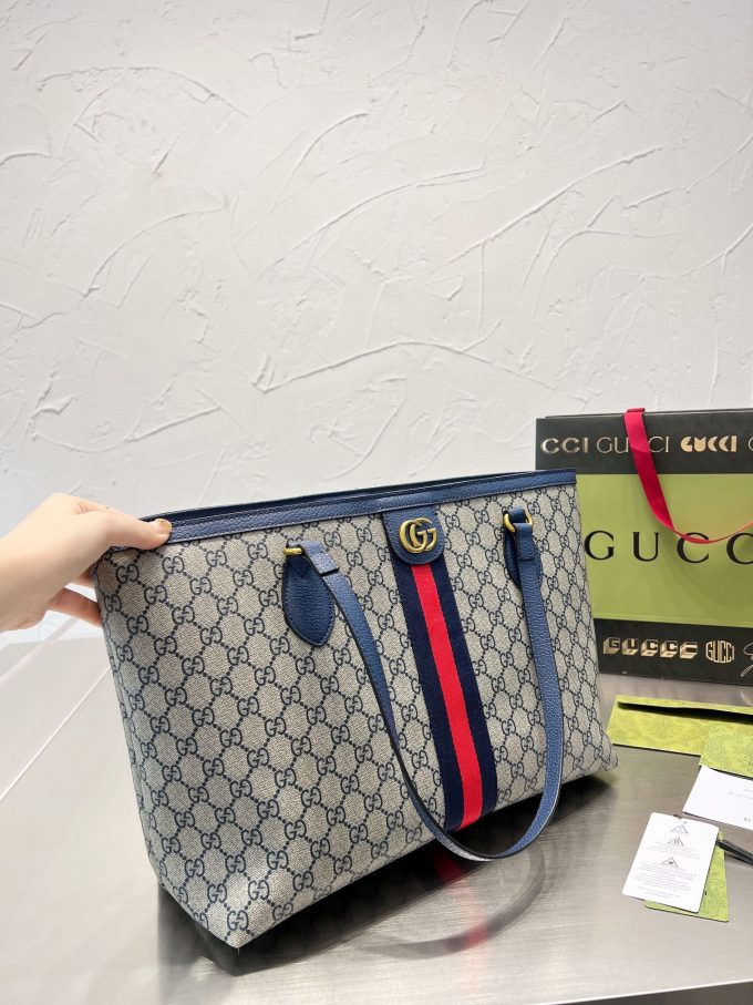GC479 Ophidia GG Medium Tote / 15"W x 11"H x 5.5"D - Image 7