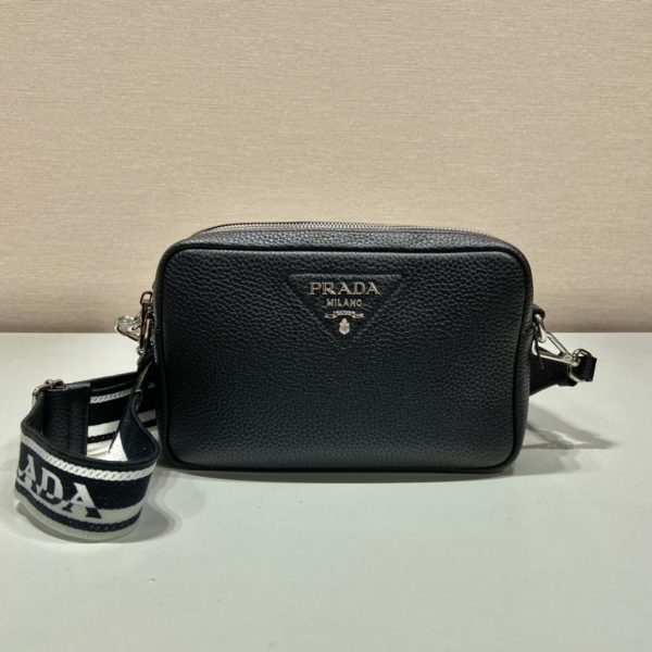 Pra Bag With Shoulder Strap Black For Women, Women's Bags 8.6in/22cm 1BH082_2DKV_F0002_V_3OM