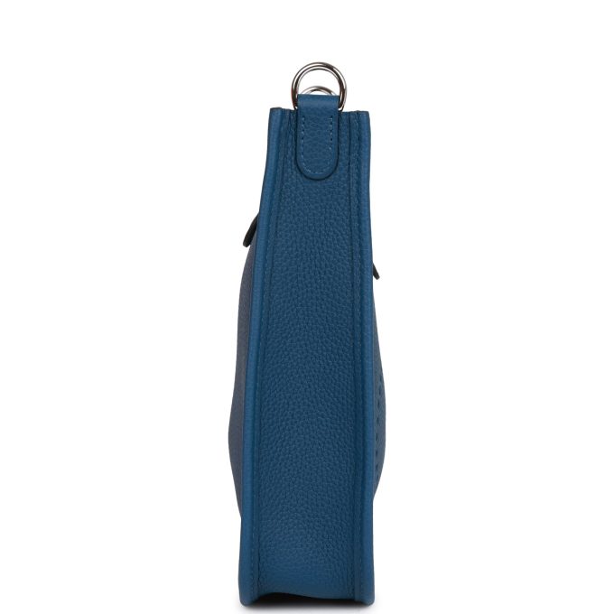 H Evelyne TPM Bag Deep Blue Maurice Palladium Hardware - Image 2
