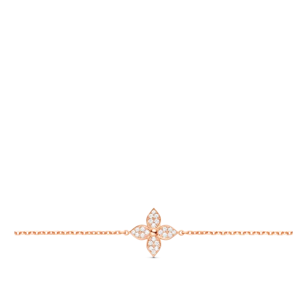 Star Blossom rose gold and diamond bracelet