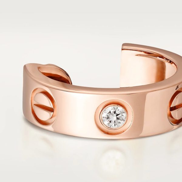car The London Love Earrings With Diamond