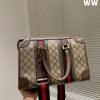 GC451 Bauletto Medium Top Handle Bag / 13.4"W x 9.4"H x 7.1"D