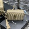 Y Lou Camera Bag Beige With Gold Toned Hardware