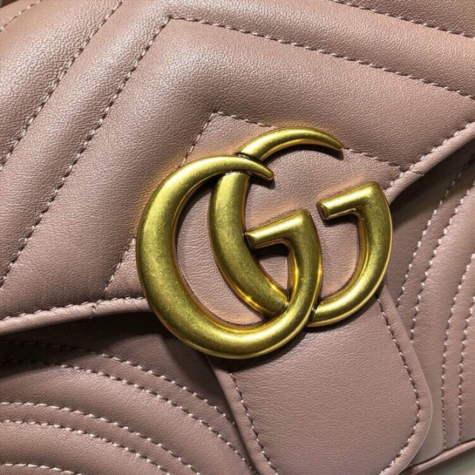 GG Marmont Mini Top Handle Bag - Image 5
