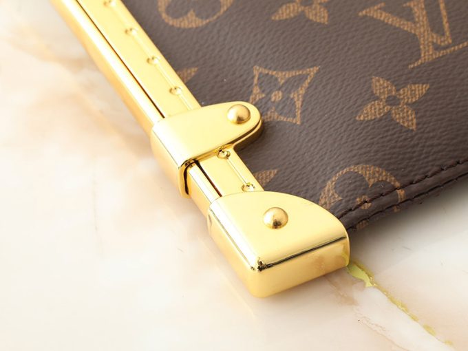 M12075 Top Quality 38X23X1Cm Real Leather Chains Handbag With Black Strap Bb-921426 - Image 6