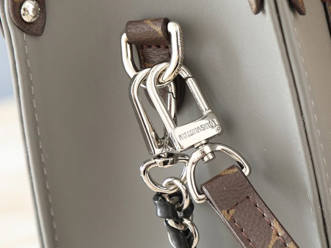 M45659 M46373 Top Quality 25X11X19Cm Real Leather Chains Totebag With Charm Small Round Pocket Adjustable Strap Bb-921507 - Image 6