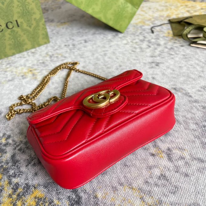GG Marmont matelasse leather super mini bag - Image 19