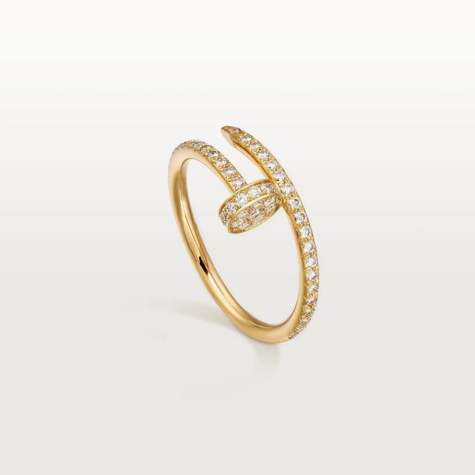 car Inspired Juste Un Clou Nail Ring-Diamond Paved - Image 7