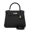 H Kelly Retourne 25 Black Togo Palladium Hardware