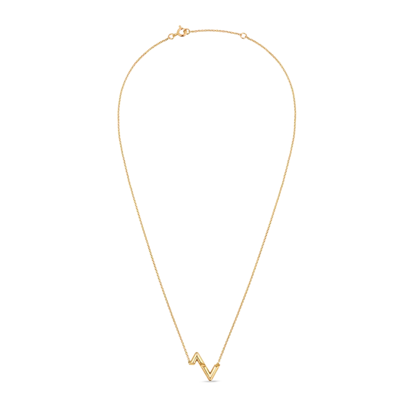 Louis Volt Upside Down Yellow Gold Pendant