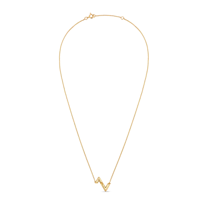 Louis Volt Upside Down Yellow Gold Pendant