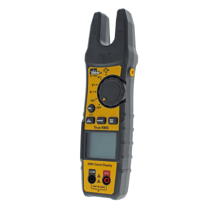 Ideal 61-405 200 AC TRMS Split Jaw Fork Meter - Image 4